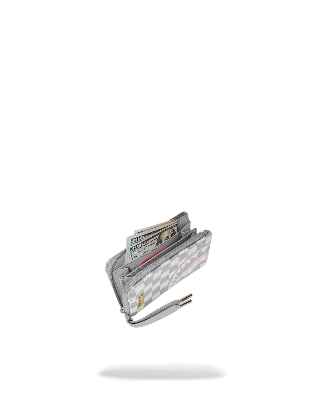 KNIT SHARKS IN PARIS IN CREAM WALLET