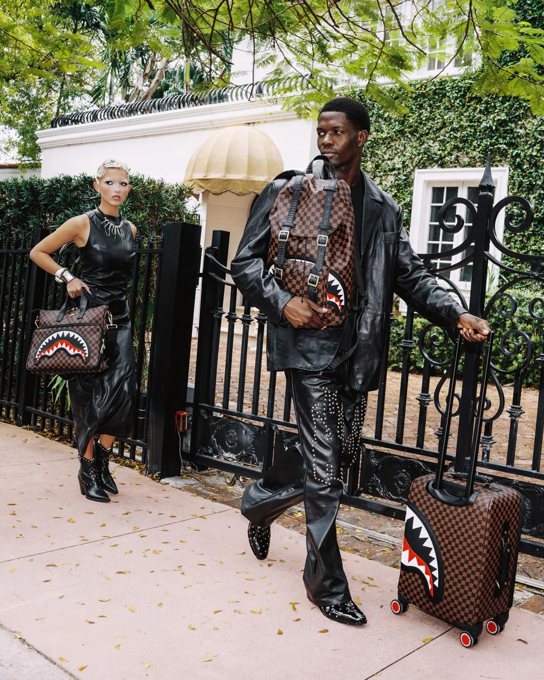 SAWTOOTH SHARKS IN PARIS CARRY-ON LUGGAGE