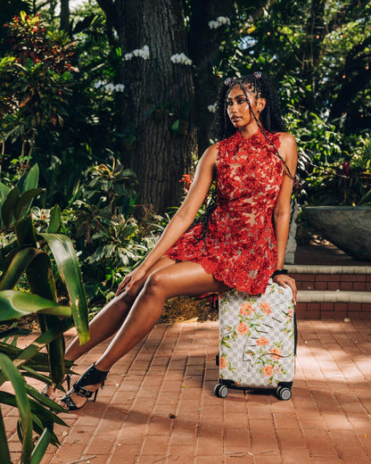 A.I. AFRICAN INTELLIGENCE ELEGANT ENERGY SHARKITECTURE CARRY-ON LUGGAG