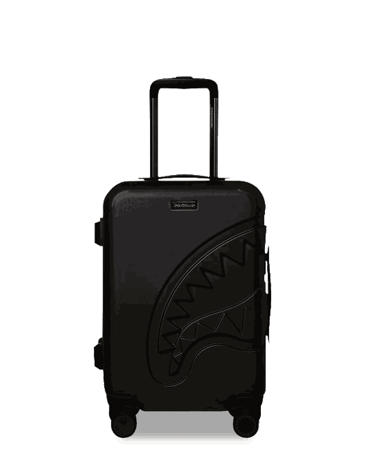 REALITY CHECK SHARKITECTURE CARRY-ON JETBLACK LUGGAGE (GUNMETAL HARDWA