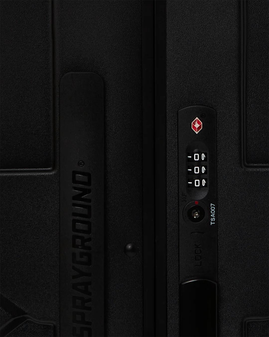 REALITY CHECK SHARKITECTURE FULL-SIZE JETBLACK LUGGAGE (GUNMETAL HARDW
