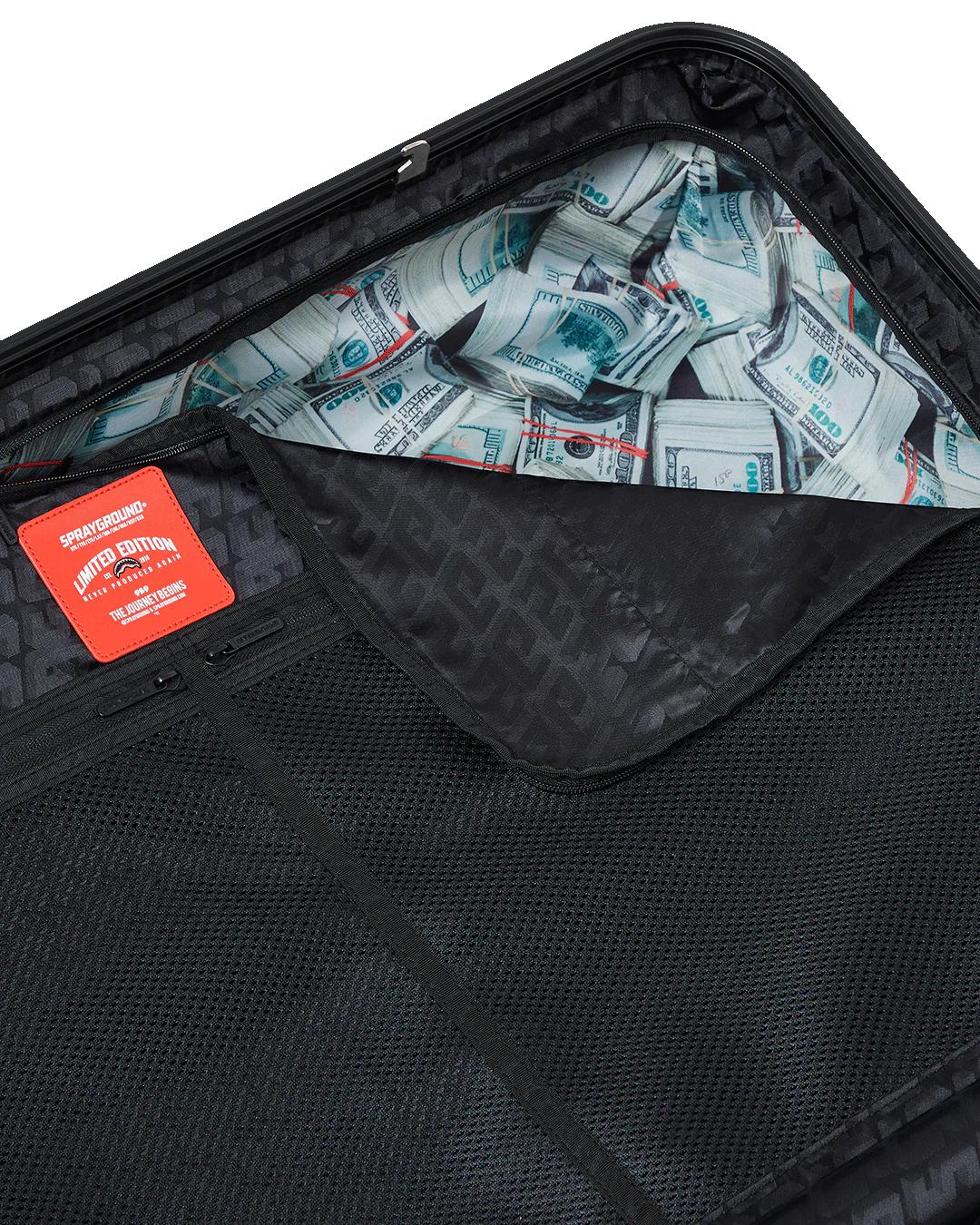 REALITY CHECK SHARKITECTURE FULL-SIZE JETBLACK LUGGAGE (GUNMETAL HARDW