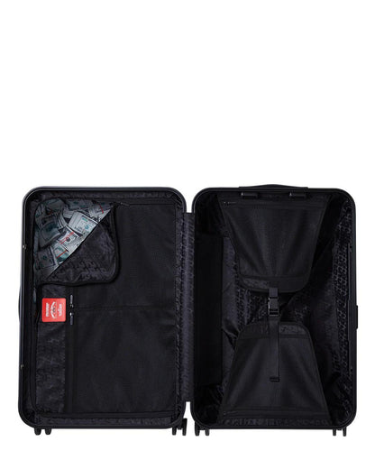 REALITY CHECK SHARKITECTURE FULL-SIZE JETBLACK LUGGAGE (GUNMETAL HARDW