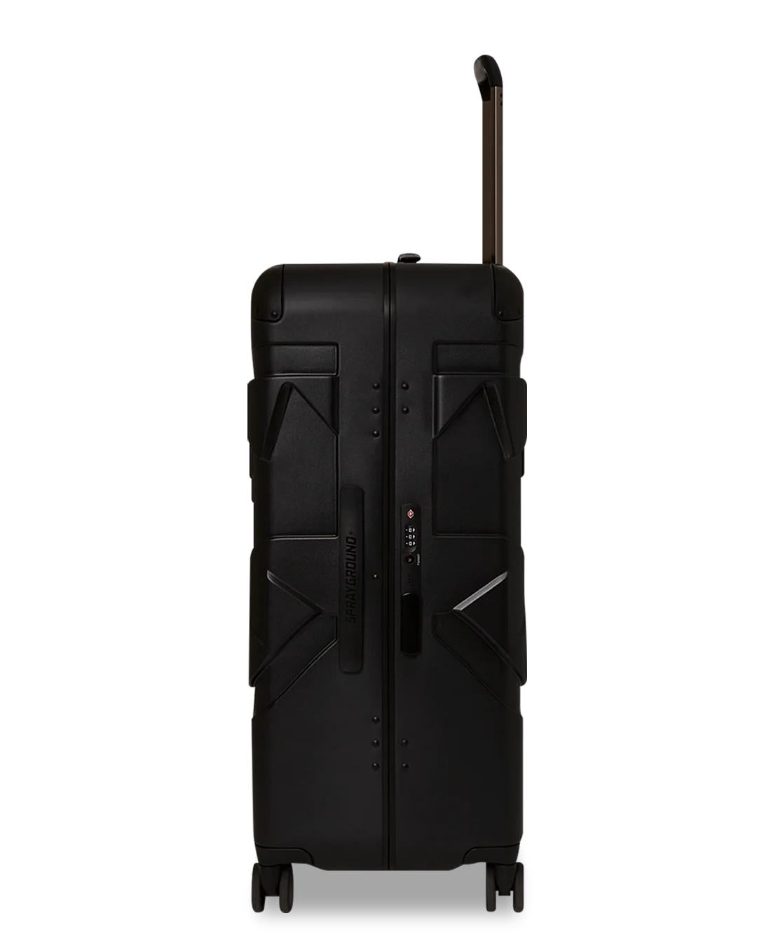 REALITY CHECK SHARKITECTURE FULL-SIZE JETBLACK LUGGAGE (GUNMETAL HARDW