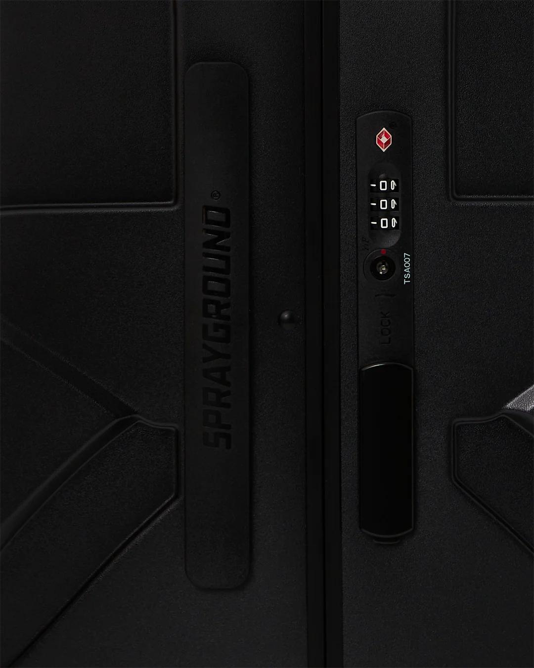 REALITY CHECK SHARKITECTURE FULL-SIZE JETBLACK LUGGAGE (GUNMETAL HARDW