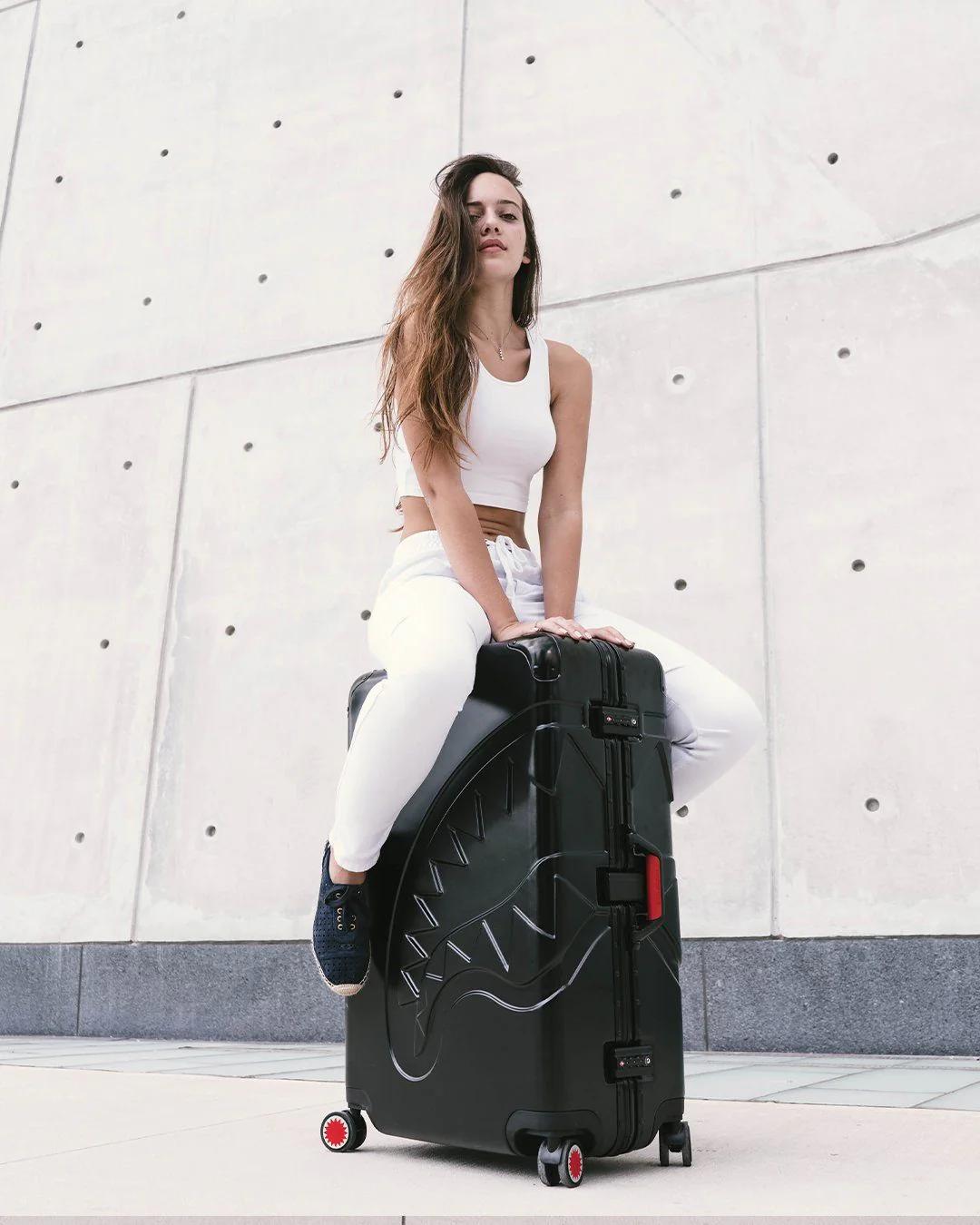 SHARKITECTURE MOLDED 2 PC LUGGAGE SET