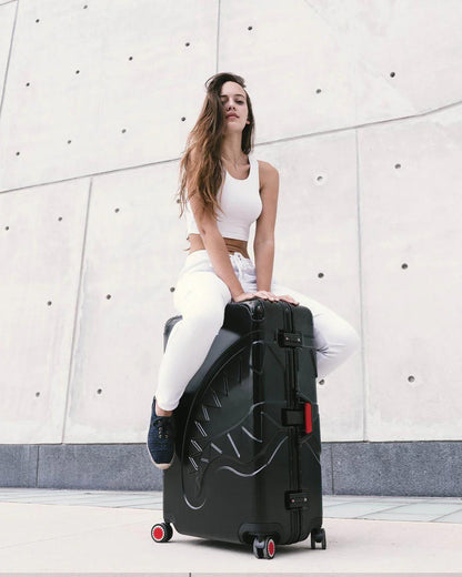 SHARKITECTURE MOLDED 2 PC LUGGAGE SET