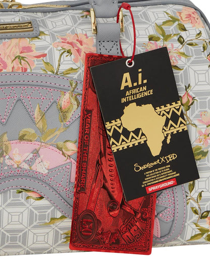 A.I. AFRICAN INTELLIGENCE ELEGANT ENERGY MINI DUFFLE - SANDFLOWER COLL