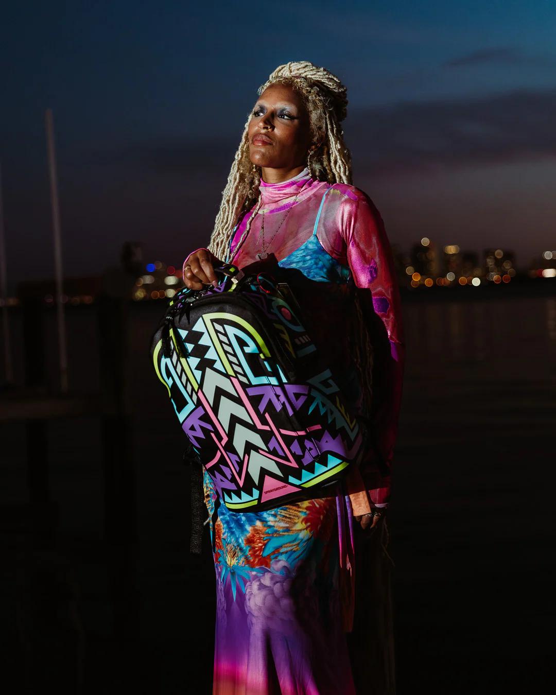 A.I. PATH TO THE FUTURE III BACKPACK - SANDFLOWER COLLAB (GLOW IN THE