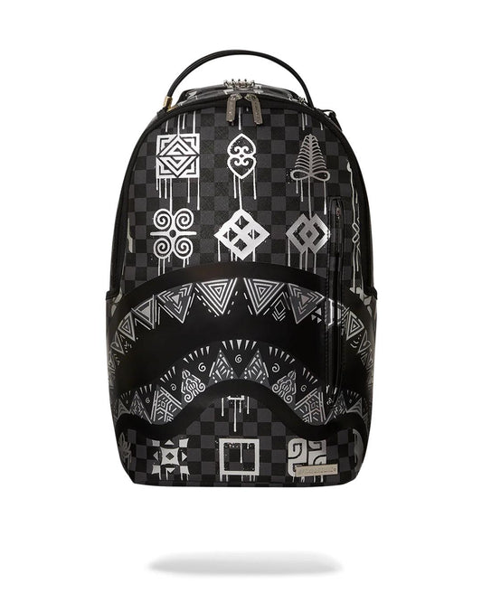 AFRICAN INTELLIGENCE 9 POWER GLYPHICS BACKPACK - SANDFLOWER COLLAB