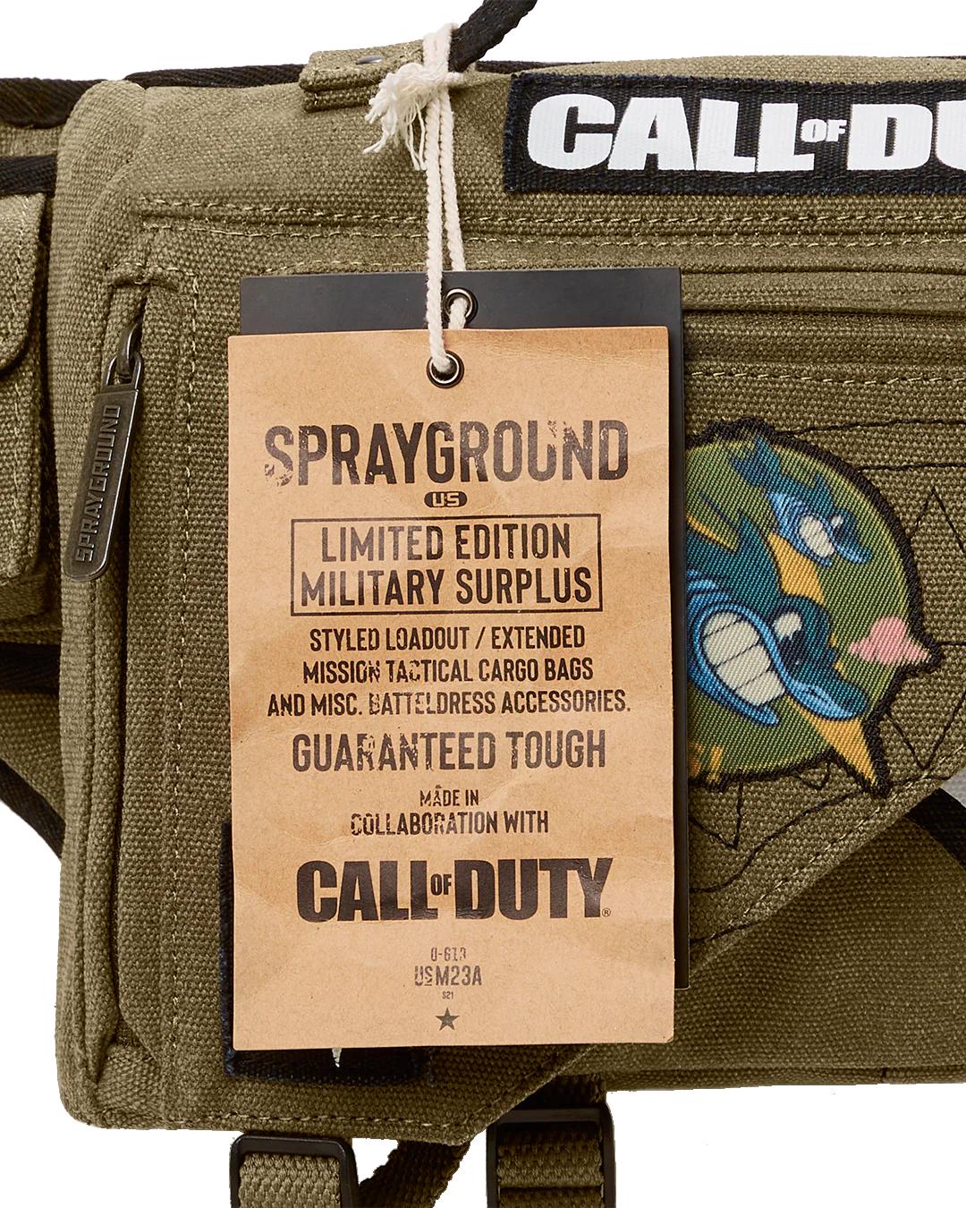 CALL OF DUTY NEVER BACK DOWN CROSSBODY