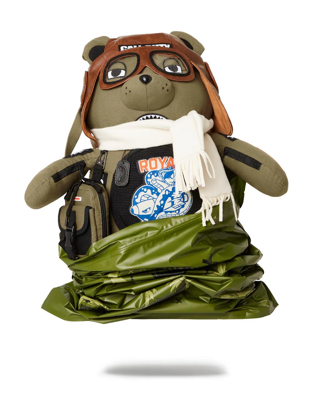 CALL OF DUTY AVIATOR FEARLESS MONEYBEAR TEDDYBEAR BACKPACK