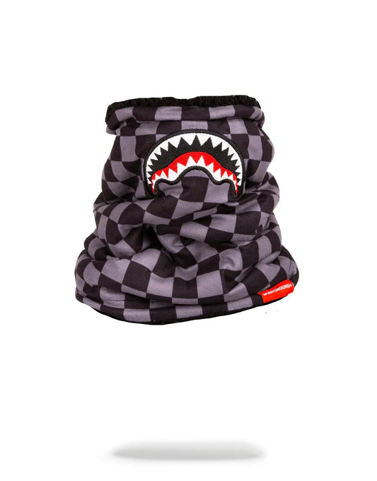 CHECKERED SHARK NECK WARMER