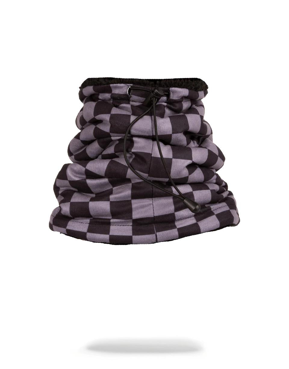 CHECKERED SHARK NECK WARMER