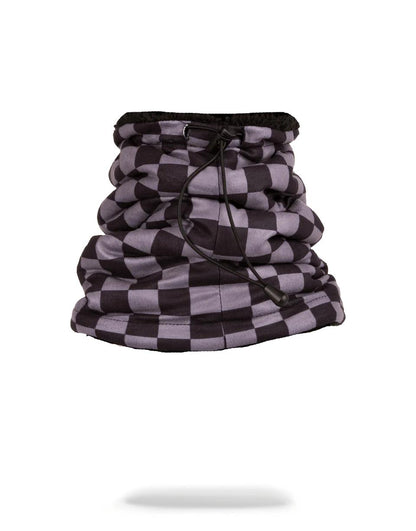 CHECKERED SHARK NECK WARMER