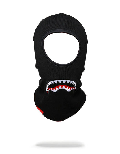 BLACK SHARKMOUTH SKI MASK