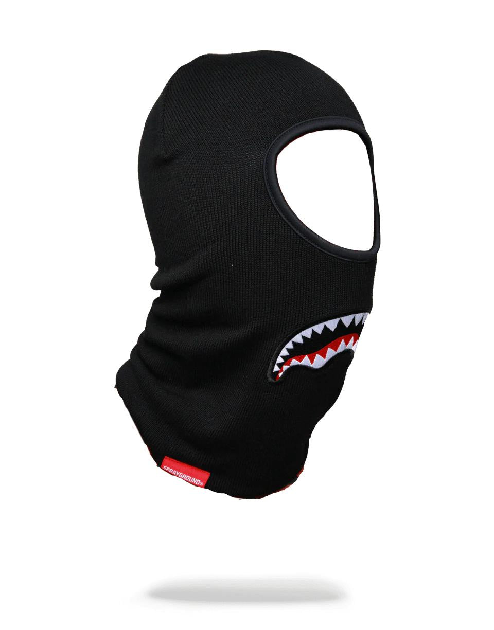 BLACK SHARKMOUTH SKI MASK