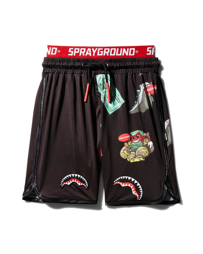 KIDS PATCH ALL-IN SWIM TRUNKS (BLACK)