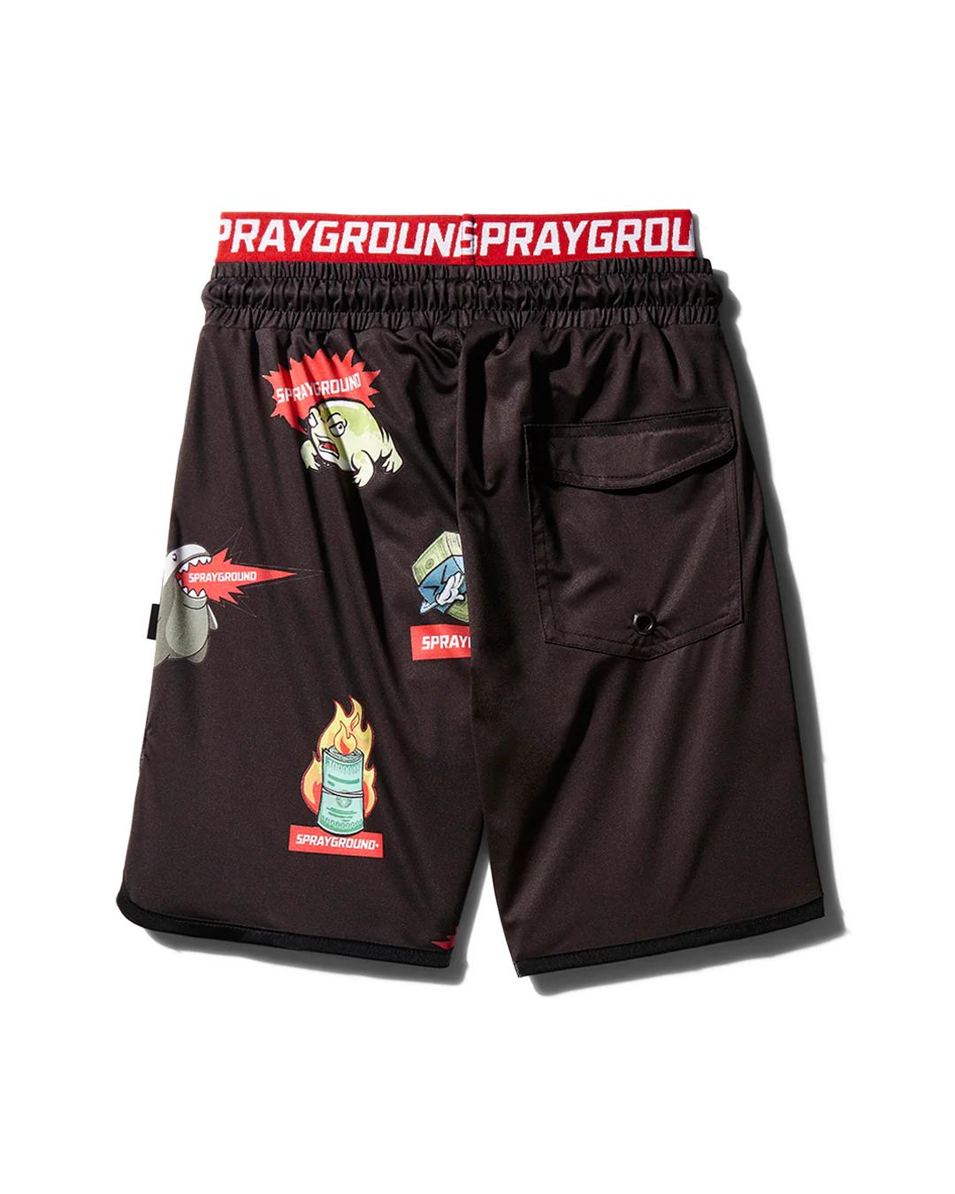 KIDS PATCH ALL-IN SWIM TRUNKS (BLACK)