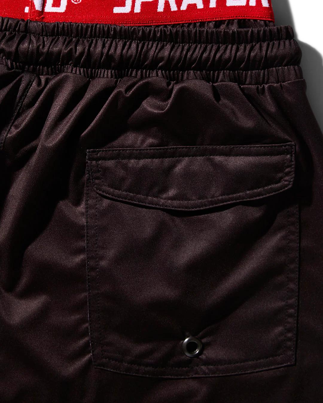 DRAGON WAVE CORTO SWIM TRUNKS (BLACK)