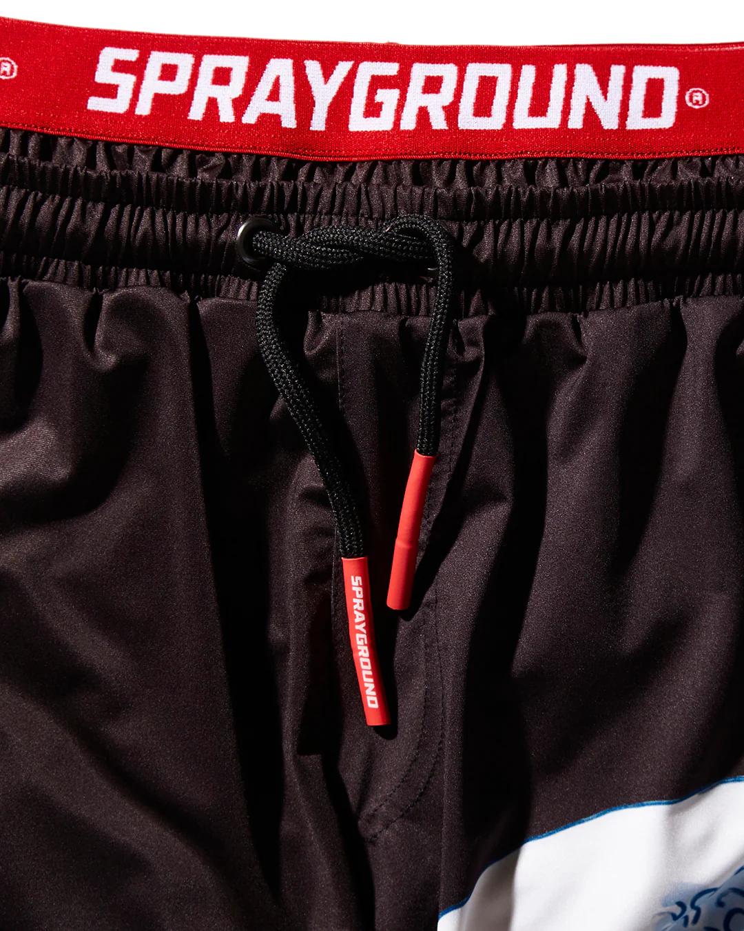 DRAGON WAVE CORTO SWIM TRUNKS (BLACK)