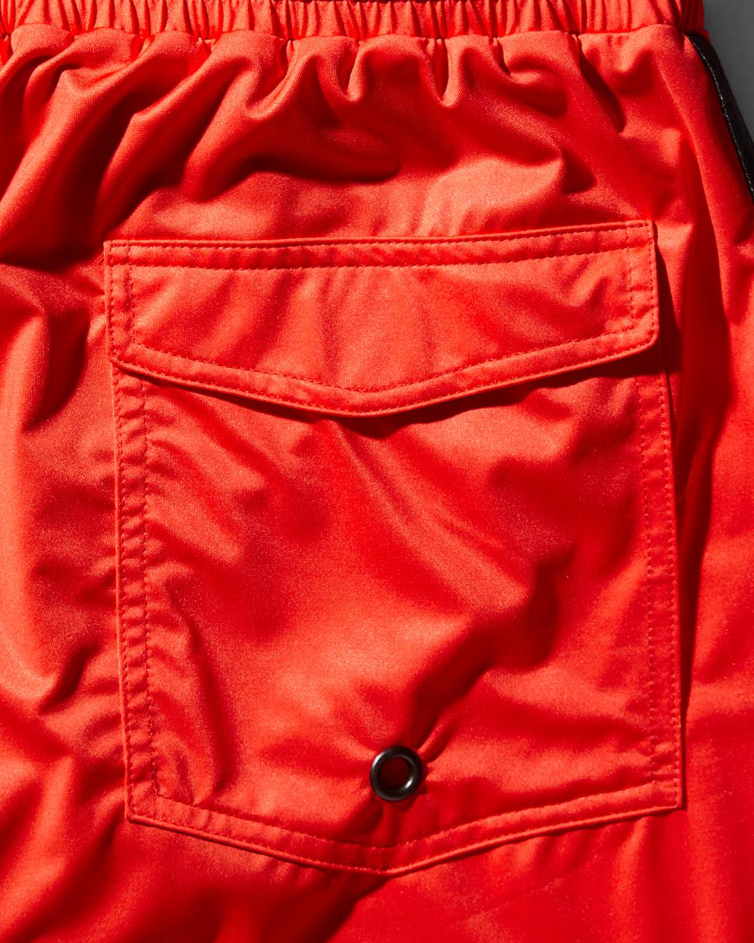 JAPAN WAVE CORTO SWIM TRUNKS (RED)