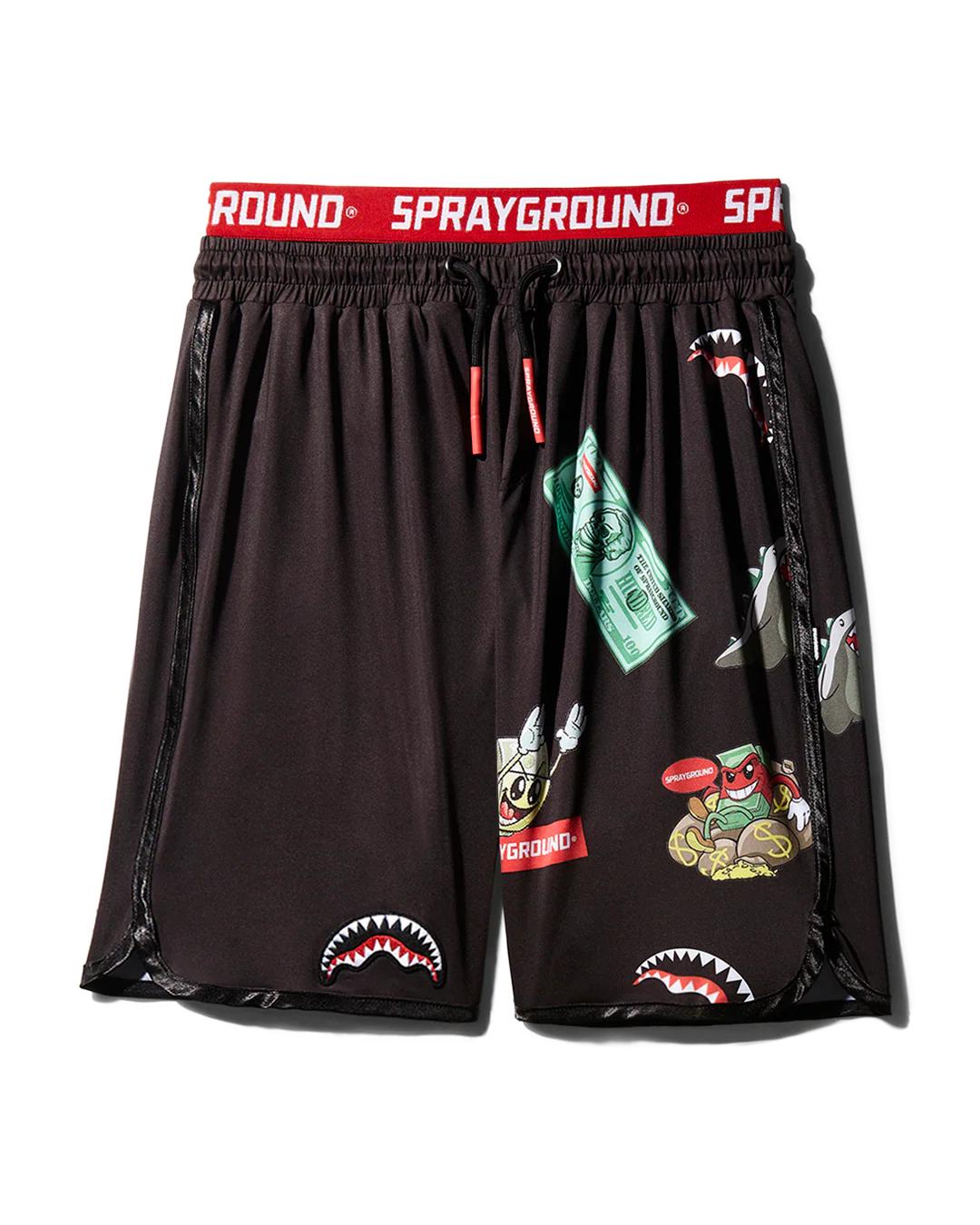 PATCH ALL-IN CORTO SWIM TRUNKS (BLACK)