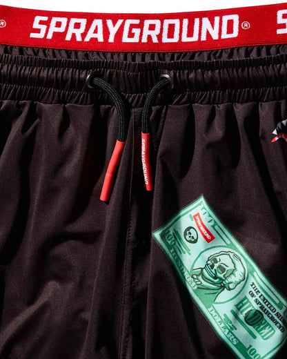 PATCH ALL-IN CORTO SWIM TRUNKS (BLACK)