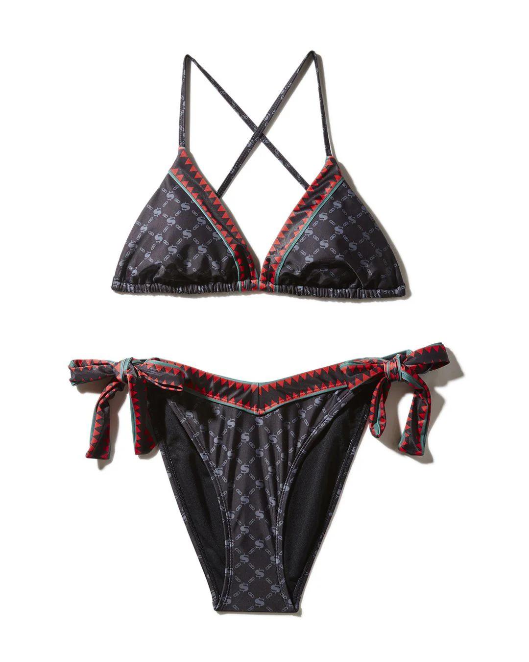 MIDNIGHT MONEY PATTERN BIKINI