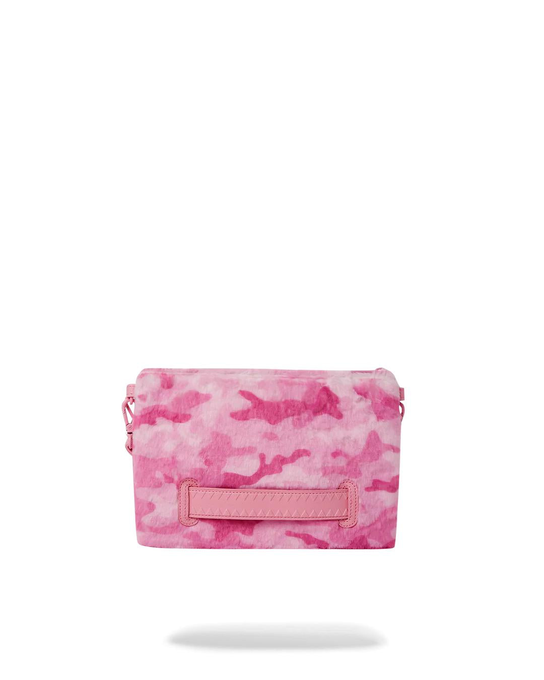 FURRROCIOUS IN PINK CROSSOVER CLUTCH