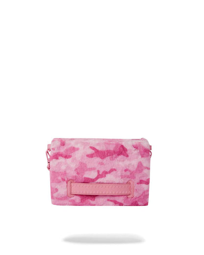 FURRROCIOUS IN PINK CROSSOVER CLUTCH
