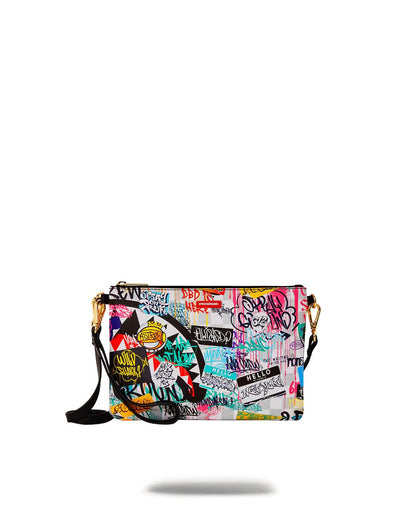 CREATE ANOTHER DAY CROSSOVER CLUTCH W/ SHOULDER STRAP