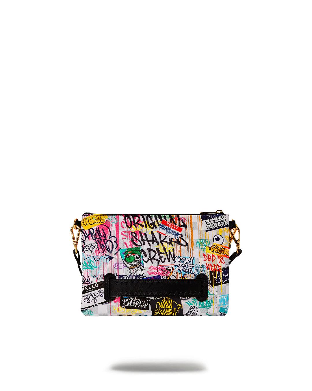 CREATE ANOTHER DAY CROSSOVER CLUTCH W/ SHOULDER STRAP