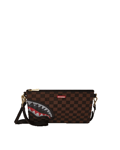 LENTICULAR EFFECTS CROSSOVER CLUTCH W/ SHOULDER STRAP