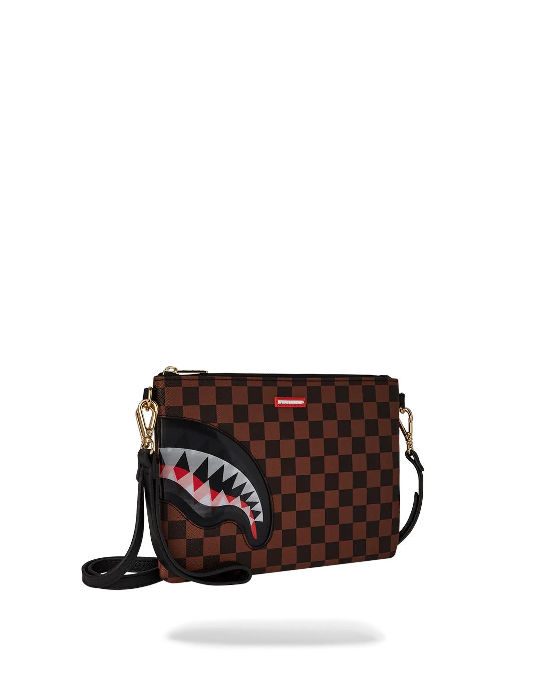 LENTICULAR EFFECTS CROSSOVER CLUTCH W/ SHOULDER STRAP