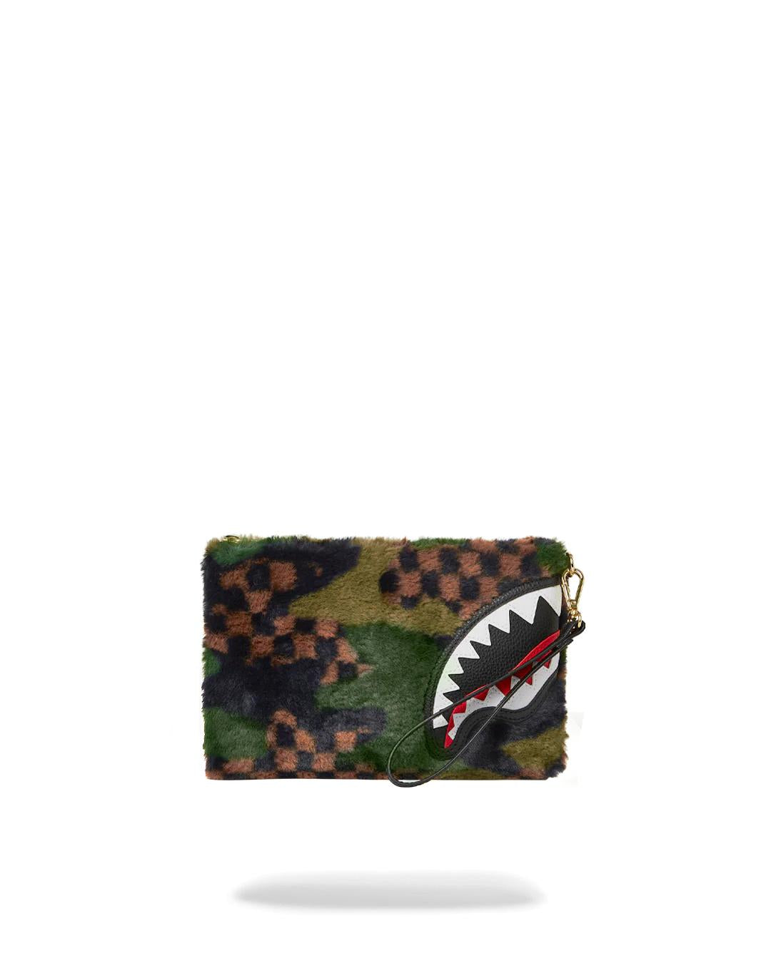 BIG SKY FUR SHARK CROSSOVER CLUTCH