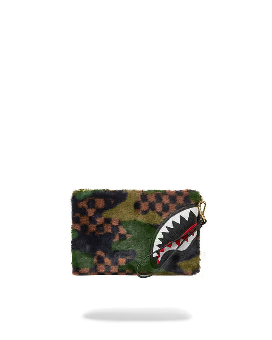 BIG SKY FUR SHARK CROSSOVER CLUTCH