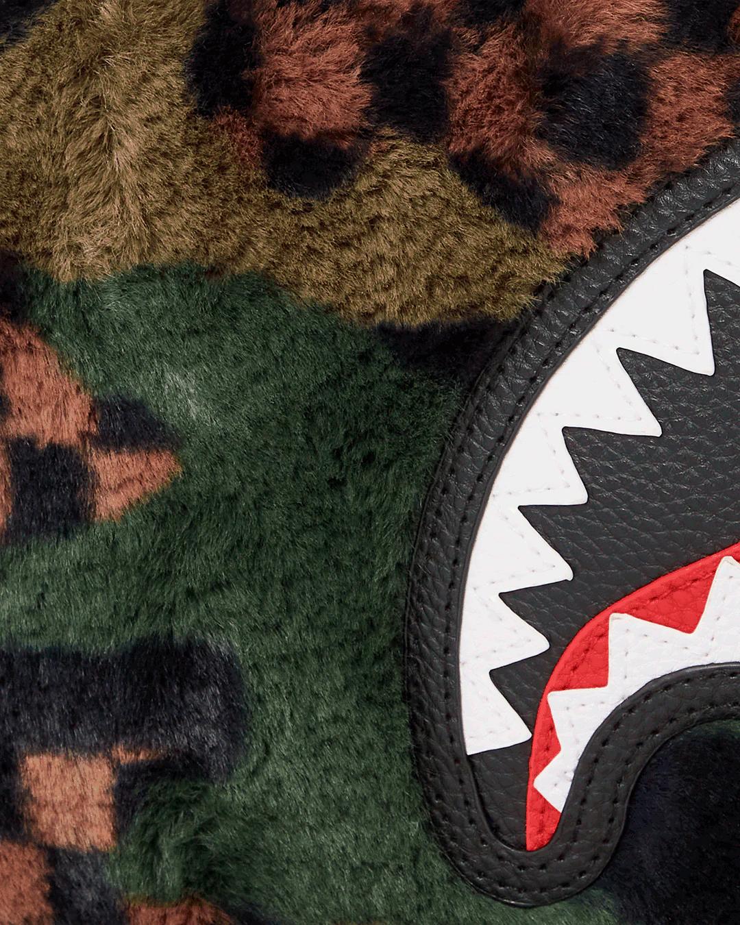 BIG SKY FUR SHARK CROSSOVER CLUTCH