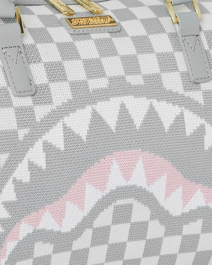 KNIT SHARKS IN PARIS IN CREAM MINI DUFFLE