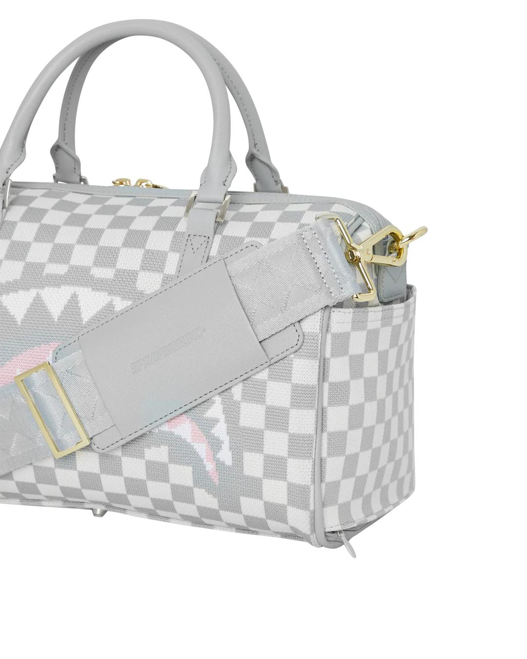 KNIT SHARKS IN PARIS IN CREAM MINI DUFFLE