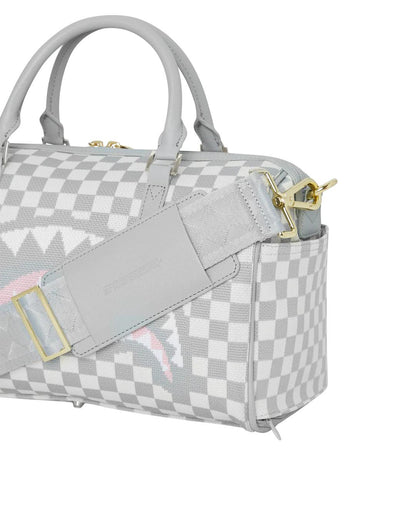KNIT SHARKS IN PARIS IN CREAM MINI DUFFLE