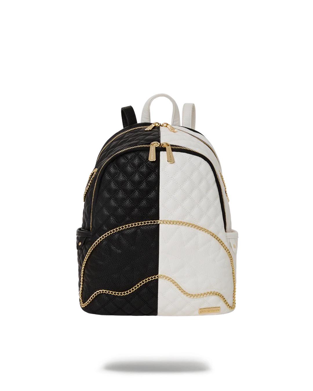 LEVELED UP SPLIT QUILT SHARK SAVAGE BACKPACK