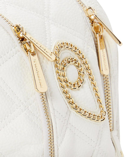 RIVIERA LE BLANC GOLD CHAIN SHARK SAVAGE BACKPACK