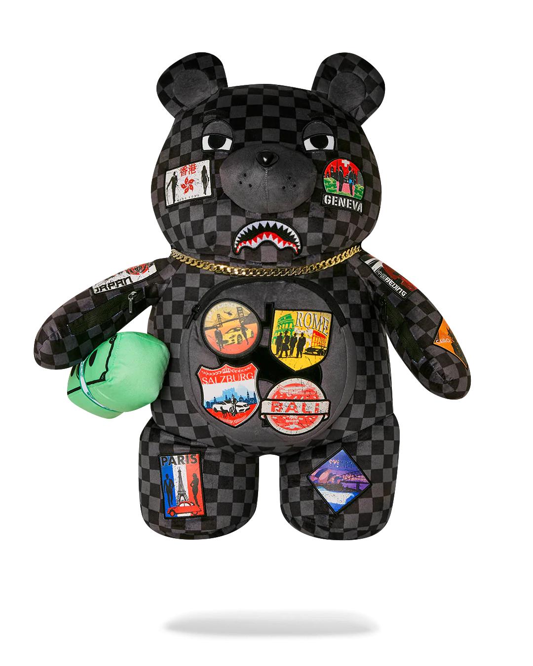 GLOBAL MOGUL UNLIMITED MILES MONEYBEAR TEDDYBEAR BACKPACK
