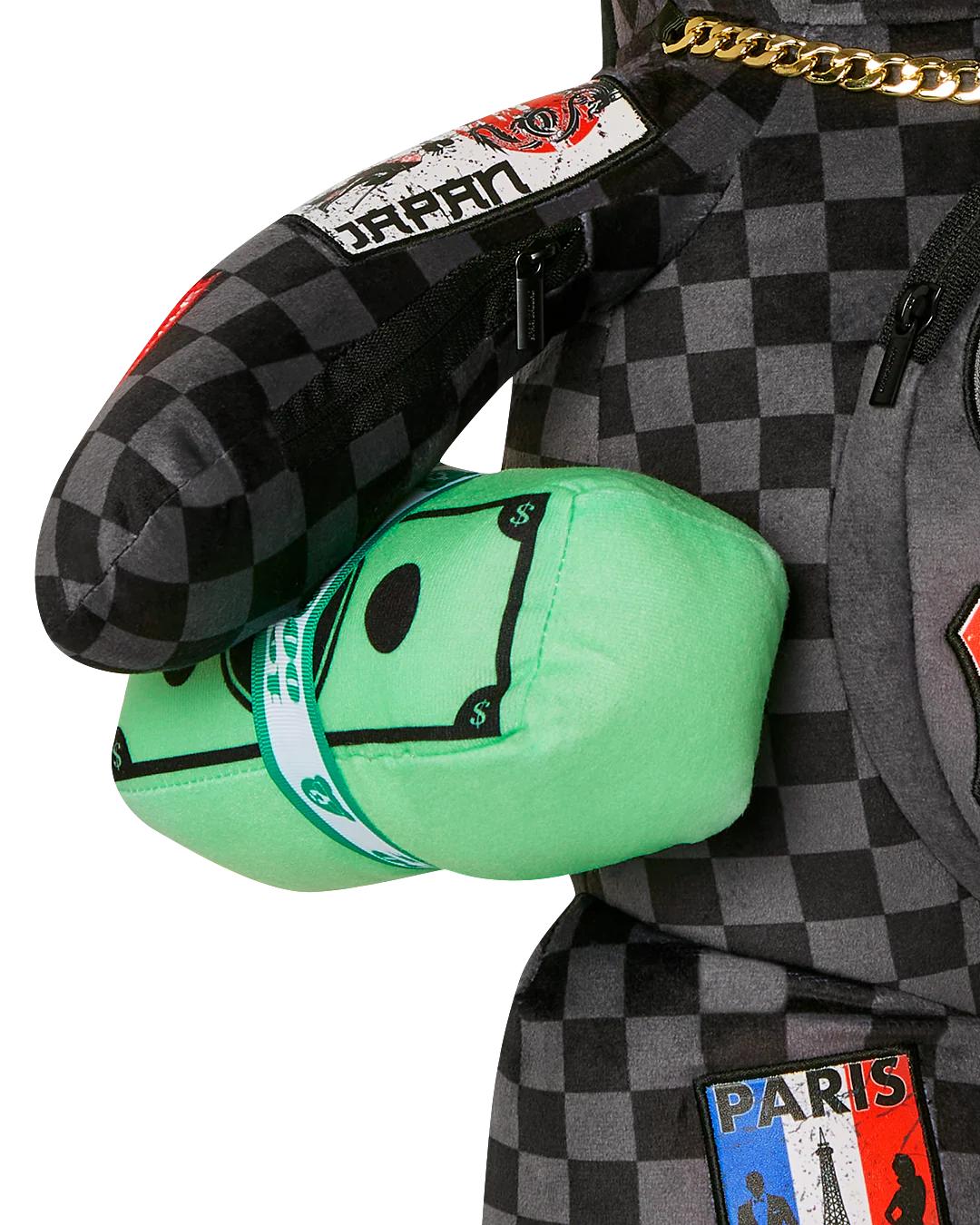 GLOBAL MOGUL UNLIMITED MILES MONEYBEAR TEDDYBEAR BACKPACK