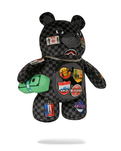 GLOBAL MOGUL UNLIMITED MILES MONEYBEAR TEDDYBEAR BACKPACK
