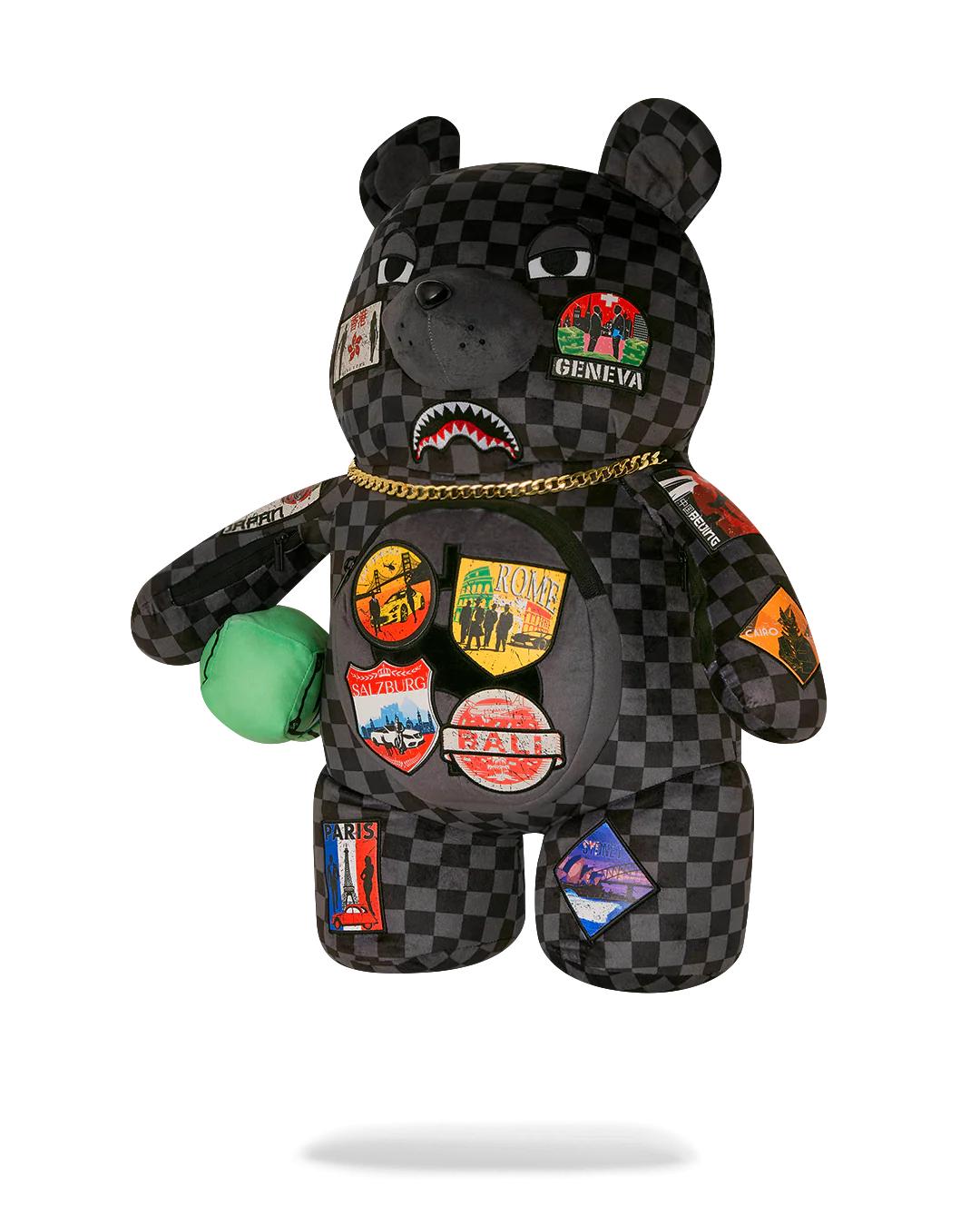 GLOBAL MOGUL UNLIMITED MILES MONEYBEAR TEDDYBEAR BACKPACK