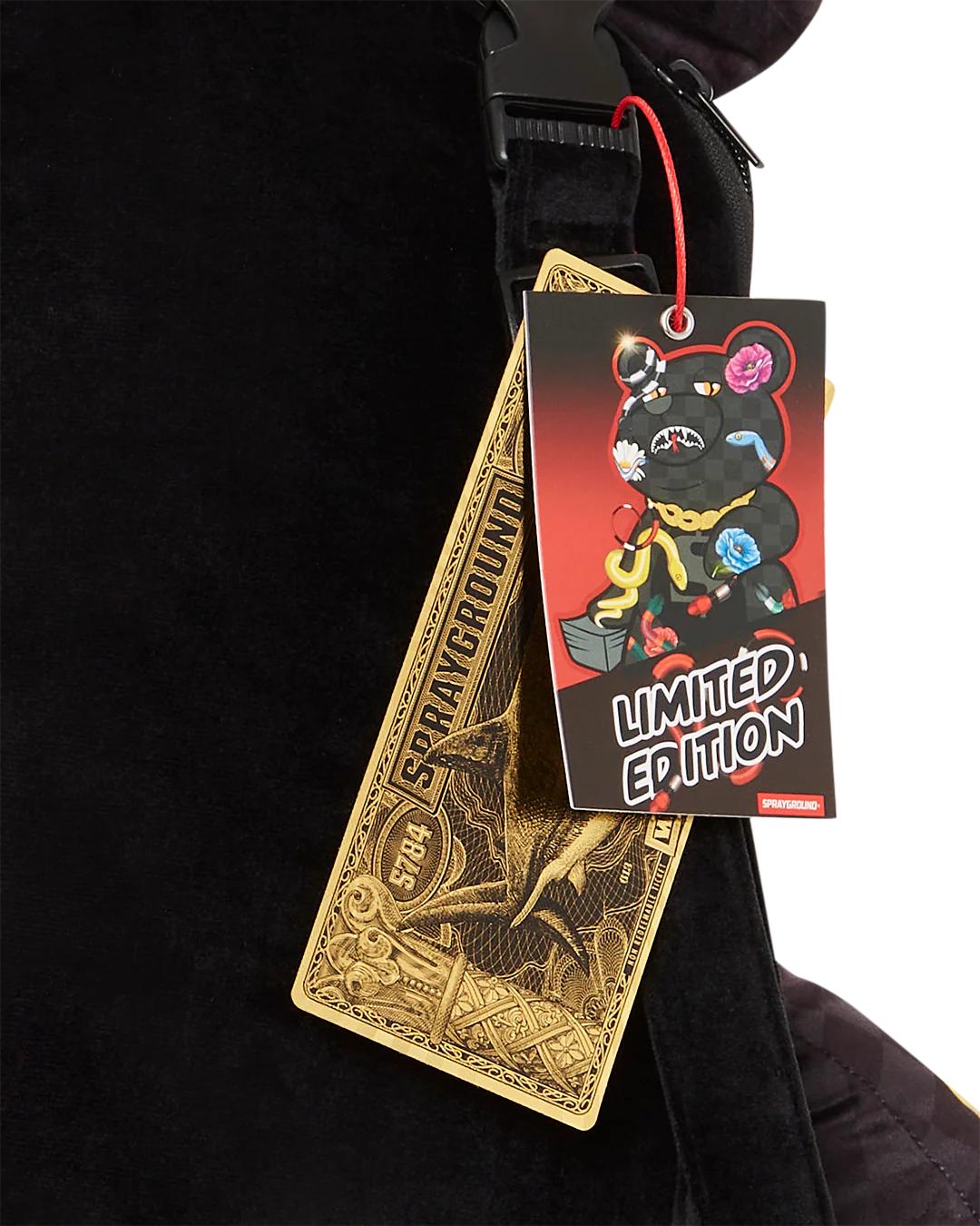 JARDIN D'EDEN MONEYBEAR TEDDYBEAR BACKPACK