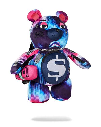 SHARKCLUB ELECTRONICA MONEYBEAR TEDDYBEAR BACKPACK