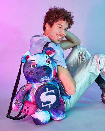 SHARKCLUB ELECTRONICA MONEYBEAR TEDDYBEAR BACKPACK